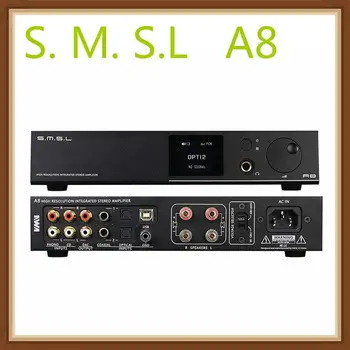 

SMSL A8 XMOS Solution and ICEpower 125Wx2 Module and HIFI Audio Digital Power Amplifier DAC USB AMP