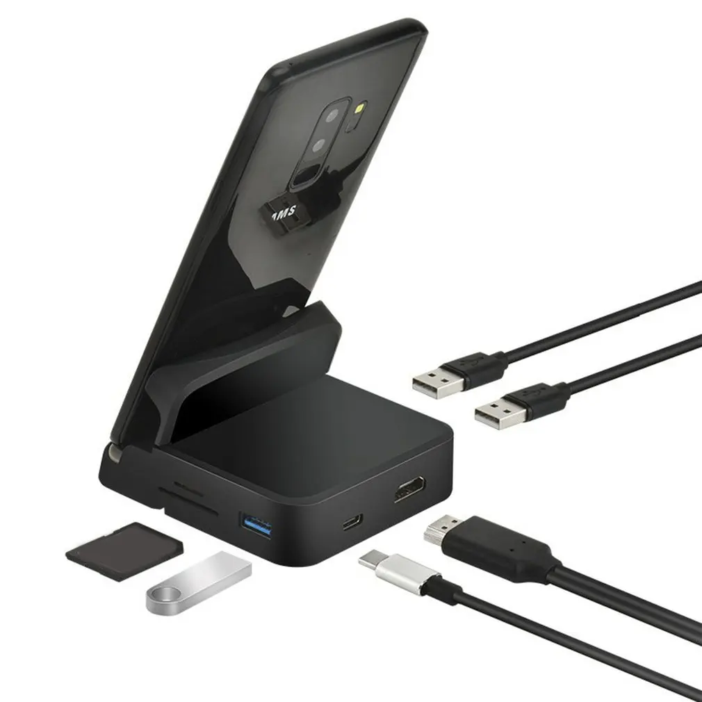 Док-станция 8 в 1 для телефонов Samsung Huawei USB Type-C/HDMI | Мобильные телефоны и аксессуары