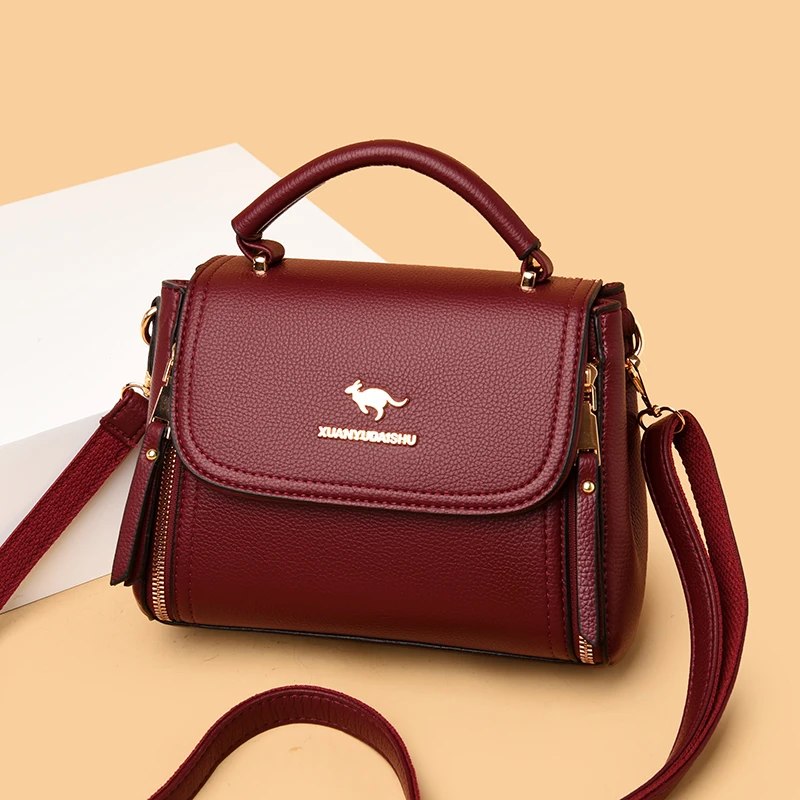 Mode leren designer crossbody schoudertassen voor vrouwen 2024 hoge kwaliteit dames handtas en portemonnee casual tassen_voghion.com