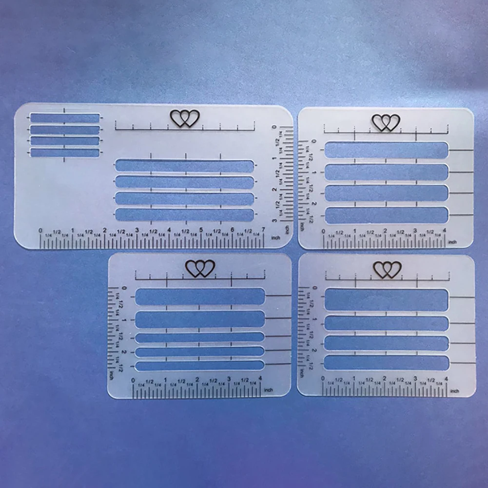 

4 pcs Envelop Addressing Guide Stencils Lettering Straight Writing Ruler Guide for Hand Addressed Envelopes Thank you Invitation