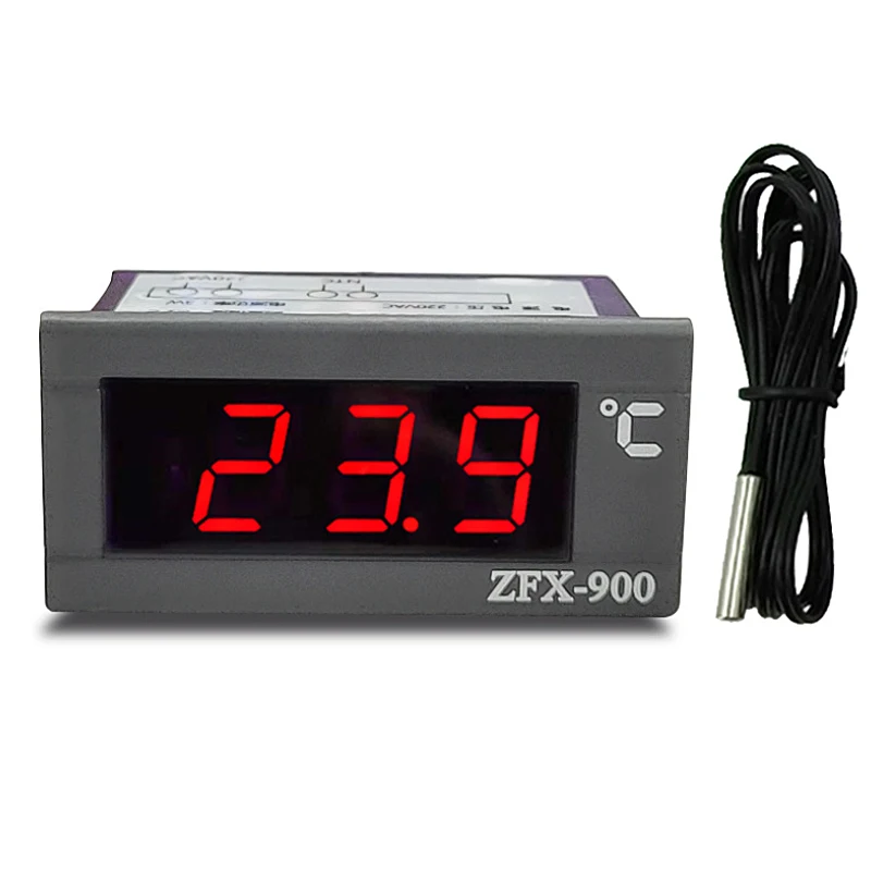 Refrigerator Thermometer Digital Freezer Embedded Temperature Display Panel Meter Aquarium Testing Equipment Мометрхолодильник