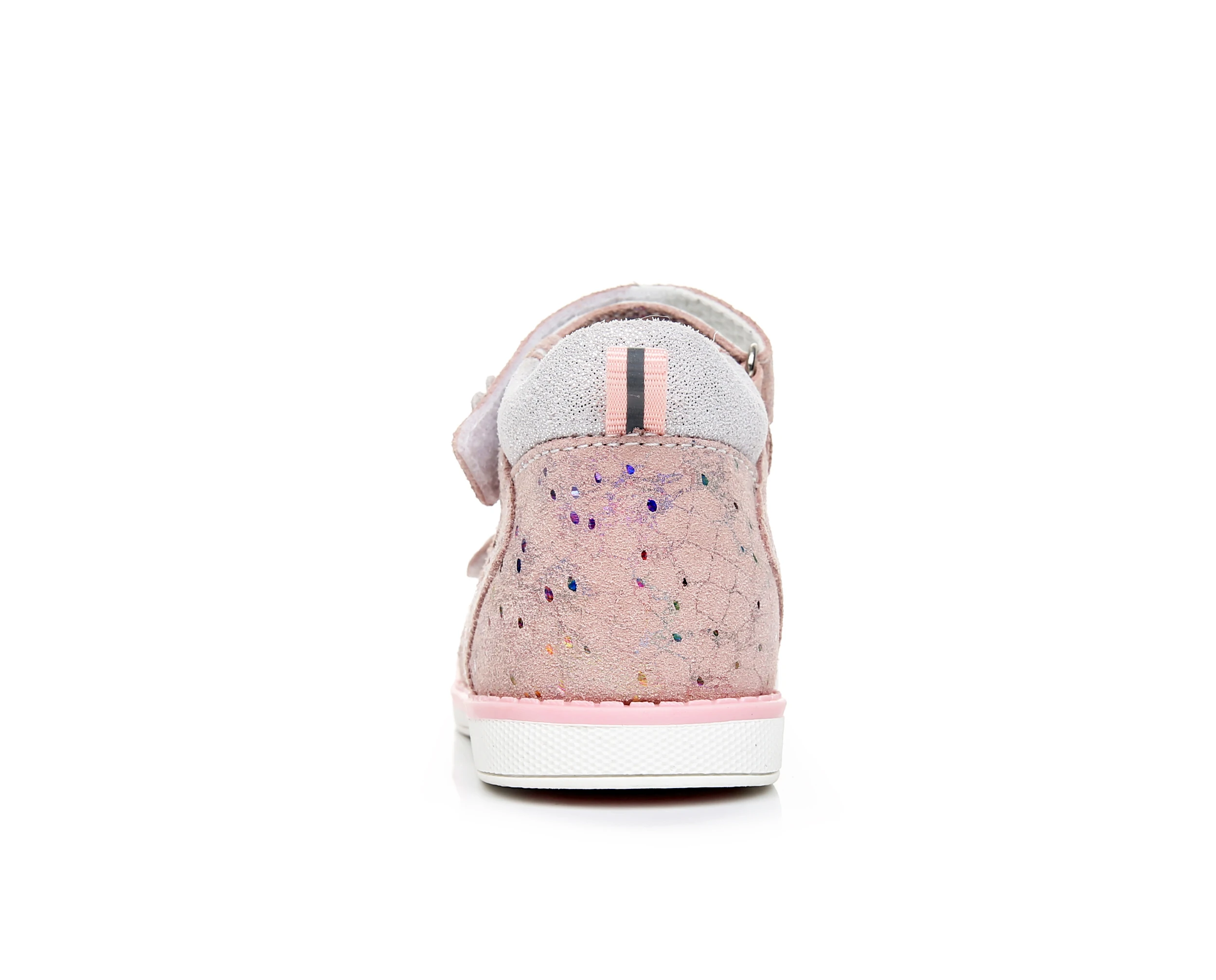 APAKOWA Girls Genuine Leather Sandals Toddler Shoes Daisy Flower Decorate Summer Sandals Open Toe Hoof Heels Kids Feetwear