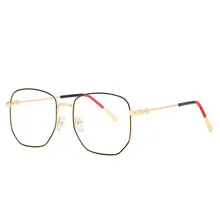 Новые ретро художественные маленькие свежие анти-голубые металлические очки легкие и удобные повседневные дикие унисекс голубые легкие блокирующие очки