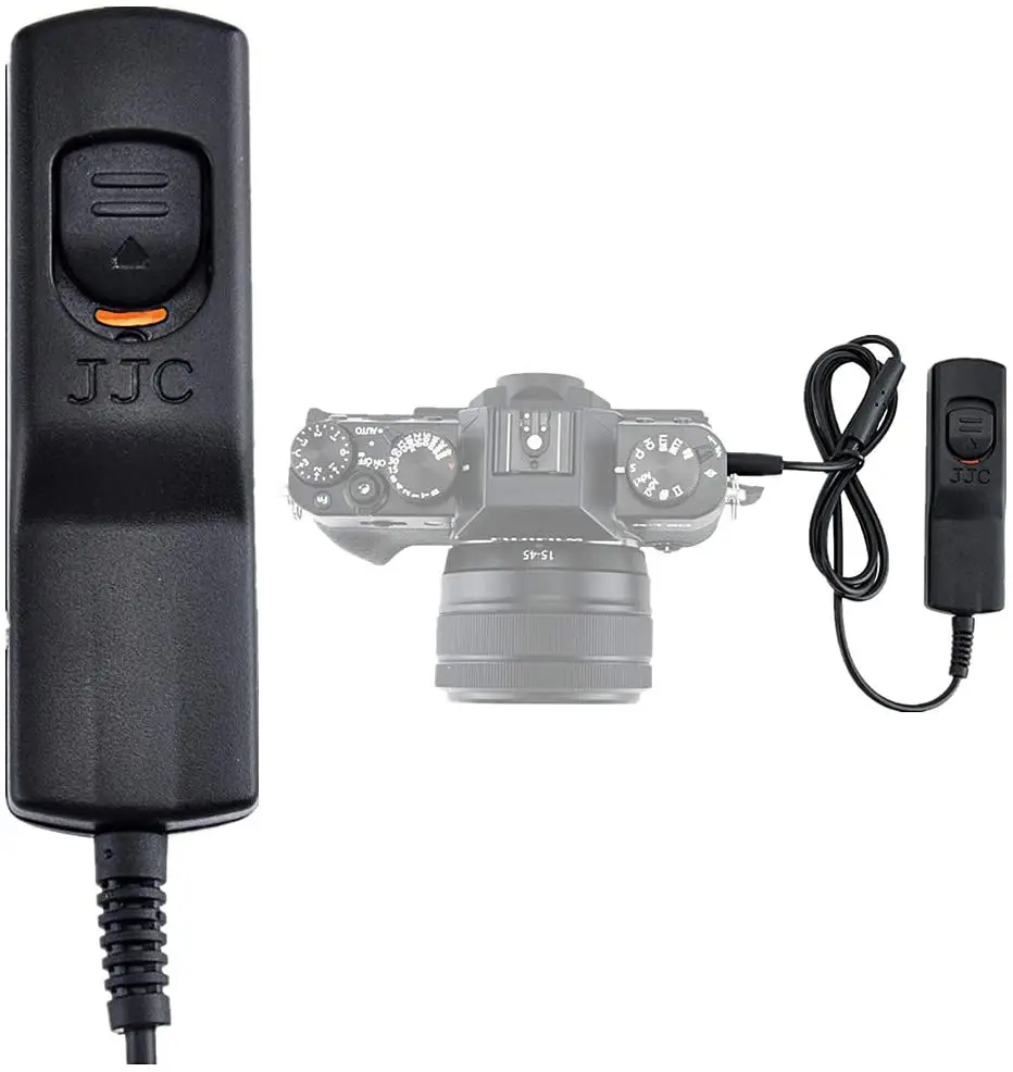 Wired Remote Shutter Cord JJC Shutter Release Cord Controller Cable for Fuji Fujifilm X-T20 X-T10 X-T2 X-T1 X-Pro2 X-A10 X-A5 X-A3 X-A2 X-A1 X-H1 X-E2S X-E2 X-M1 X100F X100T X30 X70 XQ1 XQ2 FinePix S1