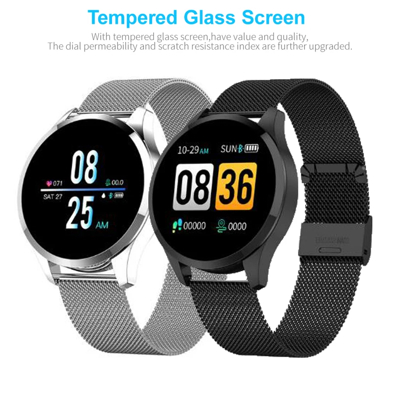 

Q9 Smart Watch Waterproof Message Call Reminder Smartwatch Men Heart Rate Monitor Fashion Fitness Tracker Smart Band Men Watch