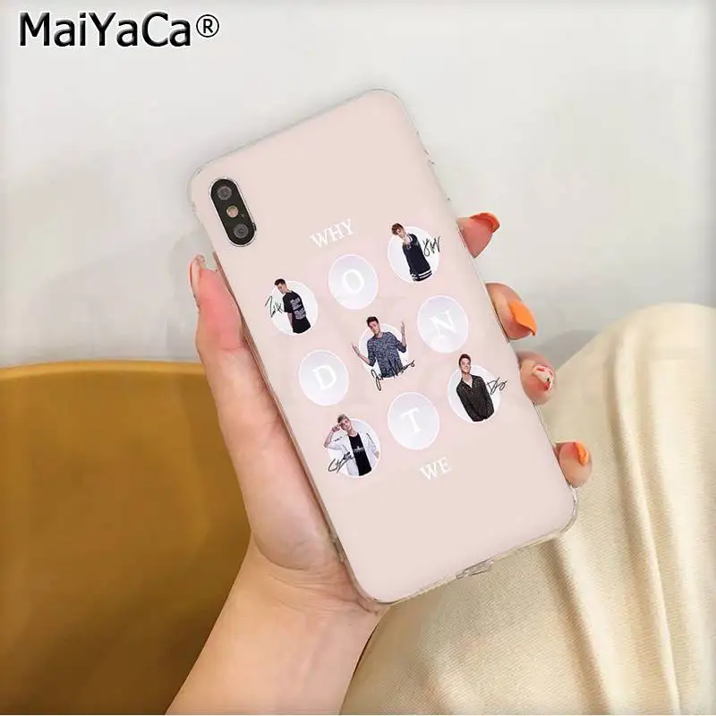 MaiYaCa Why don't we TPU Прозрачный чехол для телефона, чехол для iPhone 11 pro XS MAX 8 7 6 6S Plus X 5 5S SE XR