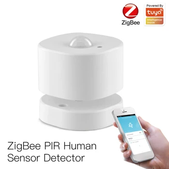 

Tuya ZigBee Human Sensor Detector PIR Motion Sensor Smart Life/Tuya App Control Smart Body Movement Sensor Smart Life Tuya