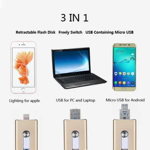 OTG USB 플래시 드라이브, 메모리 스틱, USB 키, MFi 라이트닝 펜드라이브, 아이폰 Xs Max X 8 7 6, 아이패드 8, 16, 32, 64, 128, 512GB