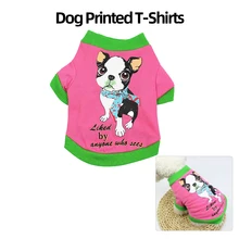 Летний жилет для щенка одежда жилетик для маленькой собаки Повседневная Однотонная футболка для кошек мягкая полиэфирная одежда