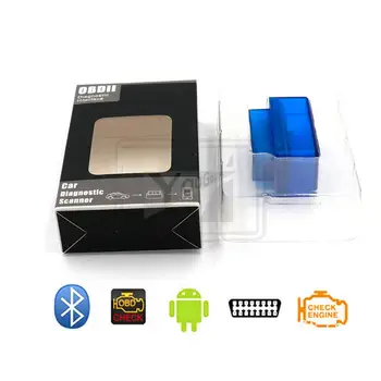 

Bluetooth 2.0 OBD2 Car Diagnostic Tool Mini ELM327 V1.5(ST) For Android/ Symbian/Windows OBDII Protocol