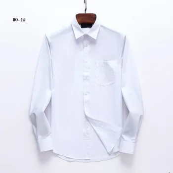 

homme high quality 100%cotton camisa masculina Men Long Sleeve Dress Shirts fashion hombre chemises