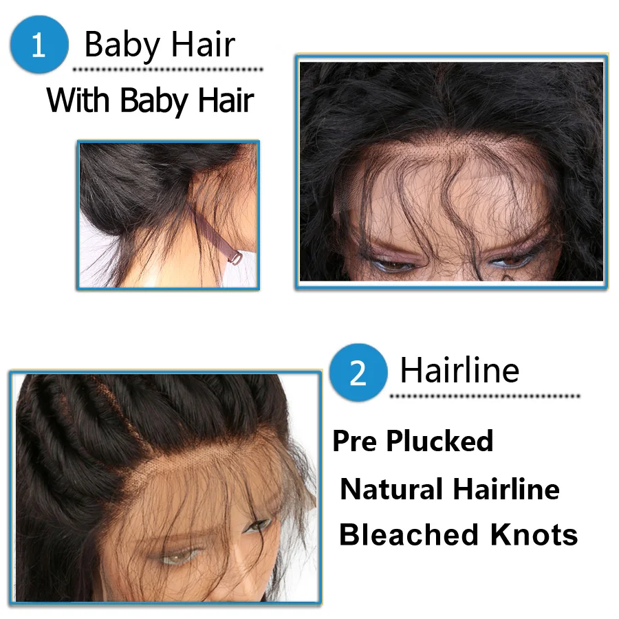 Brown Color 13x4 Human Hair Wigs For Women Malaysian Remy Hair Lace Front Wigs with Baby Straight Lace Closure
