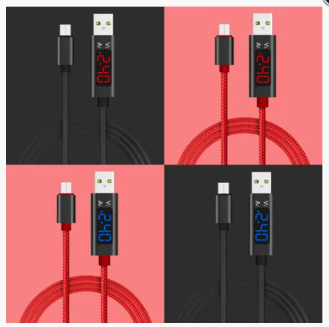 2x USB C кабель, QC 3,0 Schnell Ladespannung und Strom или Geflochten 5 в 1 м