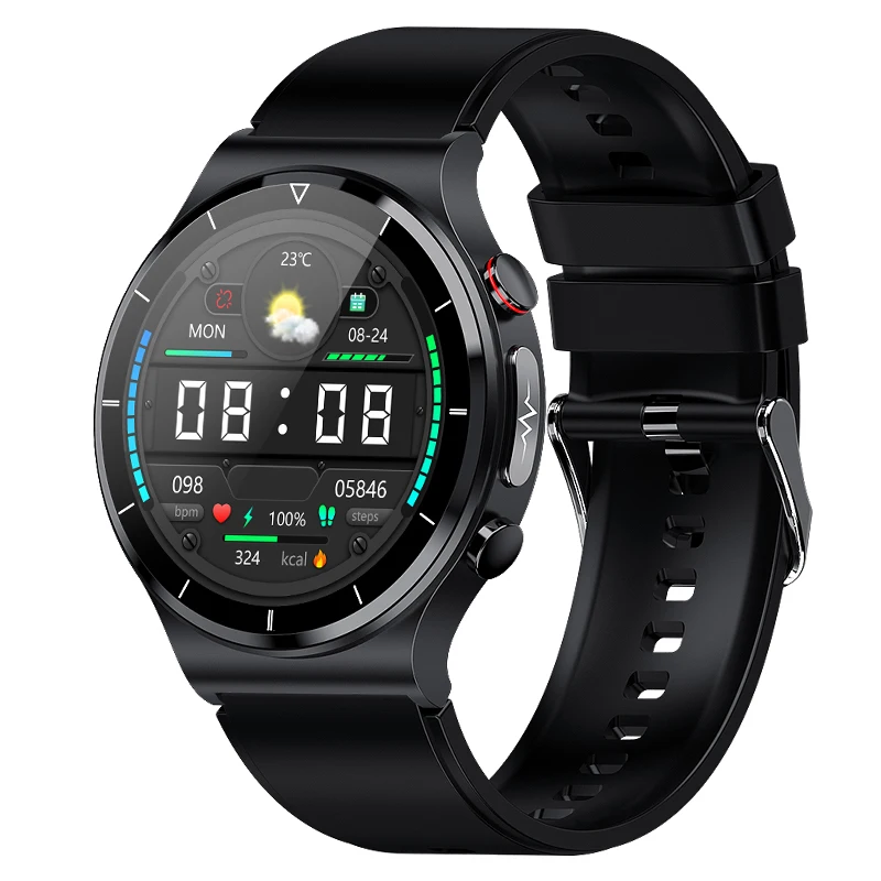 2022 New Health Smart Watch Men ECG+PPG Body Temperature Blood Oxygen Heart Rate IP68 Waterproof Wireless Charger Men Smartwatch 
