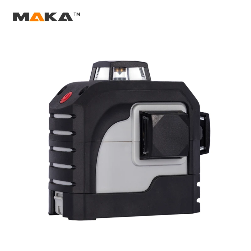 

3D Laser Level 12 Line 360 Vertical Horizontal Cross Red Green Laser Beam Line Self-Leveling Measuring Instrument MAKA MK-393P