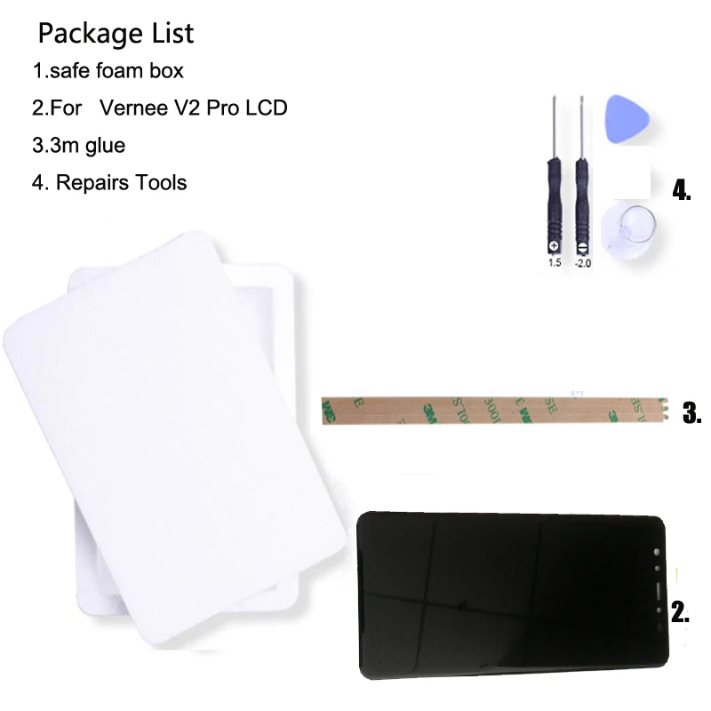 Vernee V2 Pro LCD4FDS