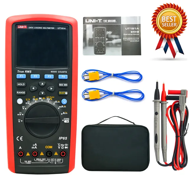 $US $310.99 UNI-T UT181A Data Logging 20000 Digital Multimeter True RMS Tester Datalogging DMM Capacitance Temperature Meter