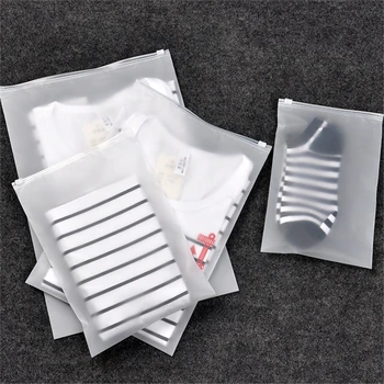 

5 Pcs/set Portable Travel Storage Bag Organizer Clothes Transparent EVA Package Luggage Partition Storage Bag Zipper Lock Seal