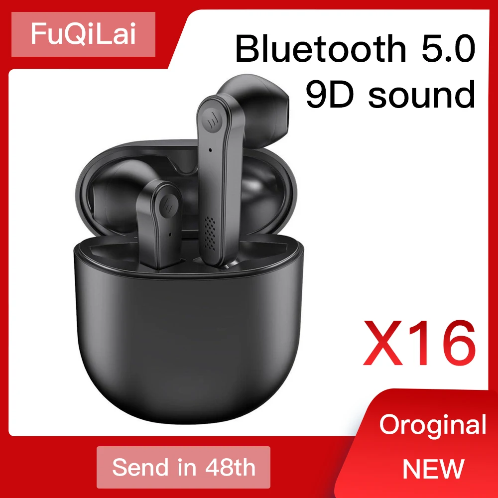 Wireless Headphones Bluetooth Earphone 9D Stereo TWS for iPhone xiaomi sport Earplugs Noise Reduction Headset