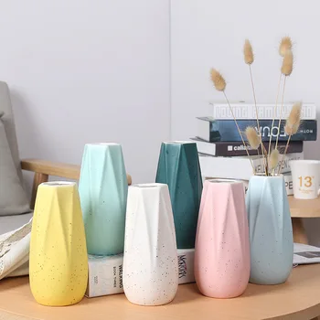 

Small Fresh and Simple Ceramic Vase Desktop Macarons Small Flower Full Star Dry Floral Home Decoration Ornaments