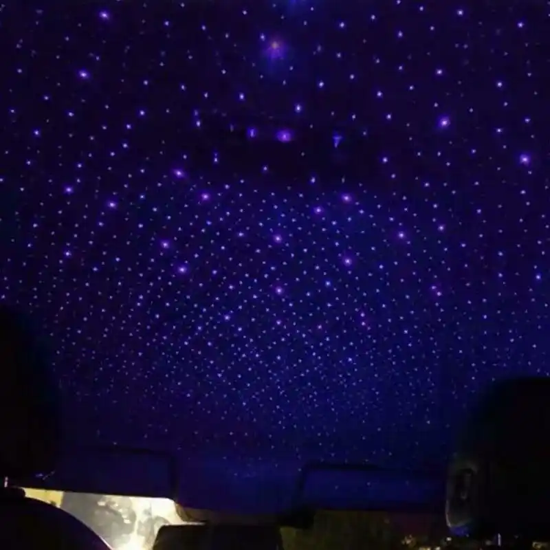 5v Car Suv Interior Led Atmosphere Lamp Ambient Star Light Usb Projector Starlight Car Roof Night Light Car Styling