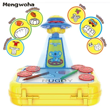 

36 Kinds of Images Slides Smart Projector Drawing Board Artist Portable Box Kids Painter Learn Educational Toys For Children