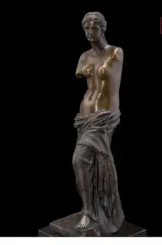 

Bottle vase girl Venus the goddess of love European Classic Crafts Venus de Milo Statues Copper sculpture home decoration