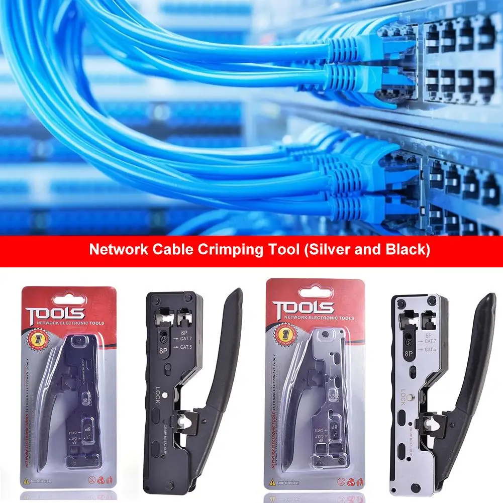 RJ45 сетевой кабель щипцы RJ11 телефонная линия модульные обжимные плоскогубцы Cat7 Cat6 Cat5e Cat5 инструмент для обжима сетевого кабеля