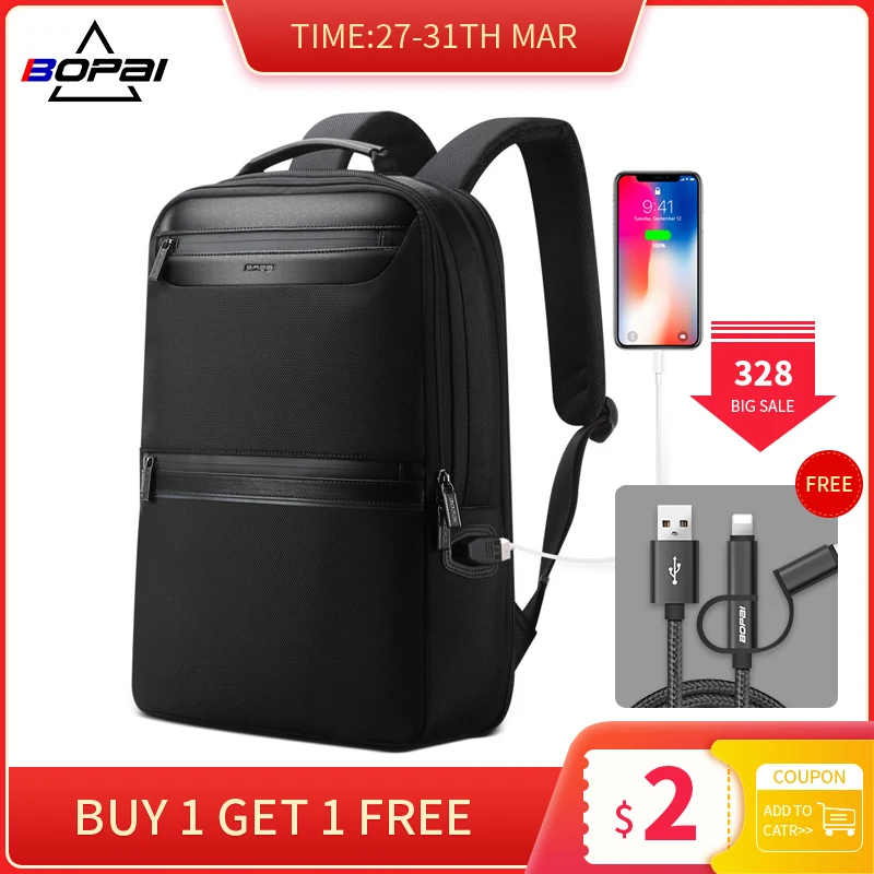 bopai anti theft backpack
