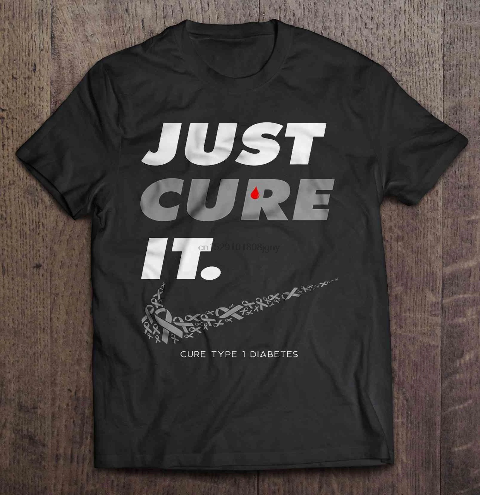 Мужская футболка Just Cure It-Cure тип 1 диабет женская | одежда