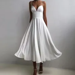 Party Dresses Prom Homecoming Spaghetti Strap A-Line Tea Length Robe De Bal Short Gowns For Graduation vestidos elegantes para m