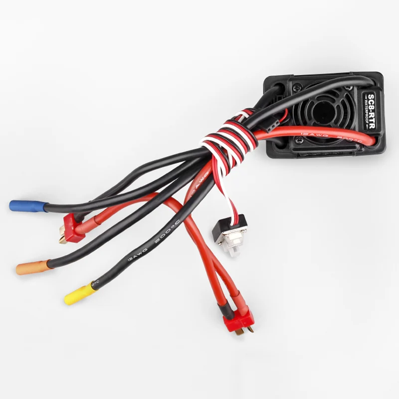 

Hot Sale WP SC8 Waterproof 120A Brushless ESC Speed Controller for 1/10 Truck
