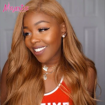 

4x4 closure wig Human Hair Wigs body wave 30 Colored Human Hair Wigs For Black Women Inch Pre plucked Lace Front Wig full