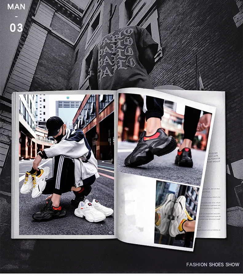 Breathable Sneakers Men Quality Dad Sneakers Pu Leather Waterproof Sport Shoes New Cushioning Running Shoes for Men