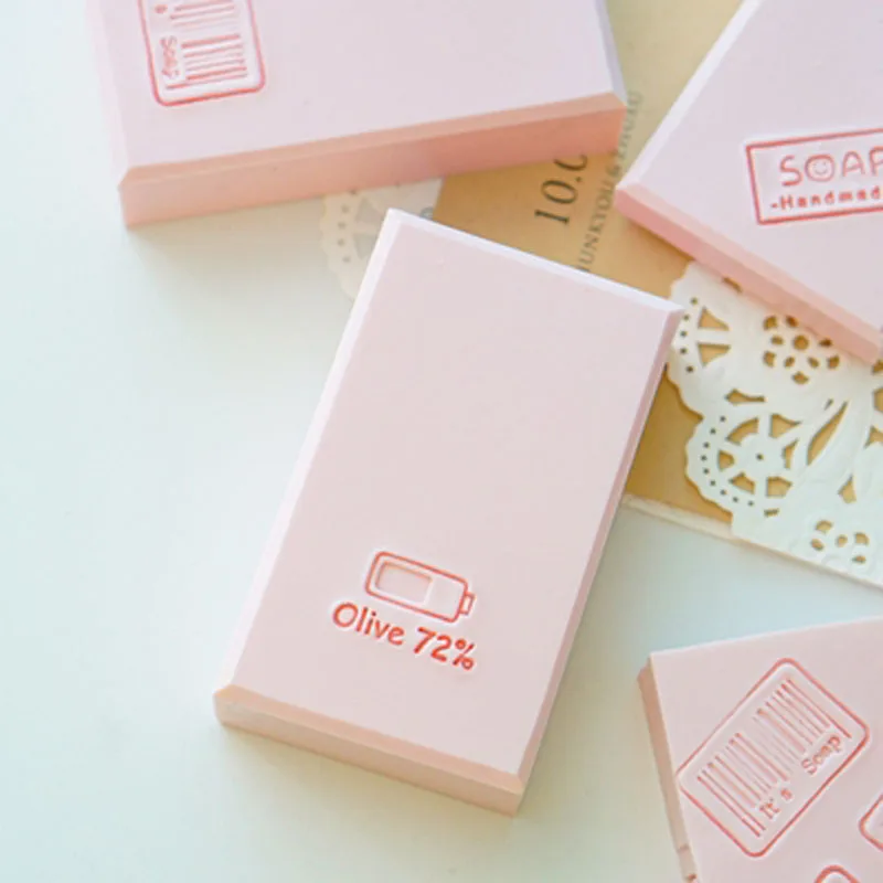 Handmade Resin Soap Stamp, DIY, Transparent, Printed Plants Pattern, Transparent, 2 Styles, 40x25mm