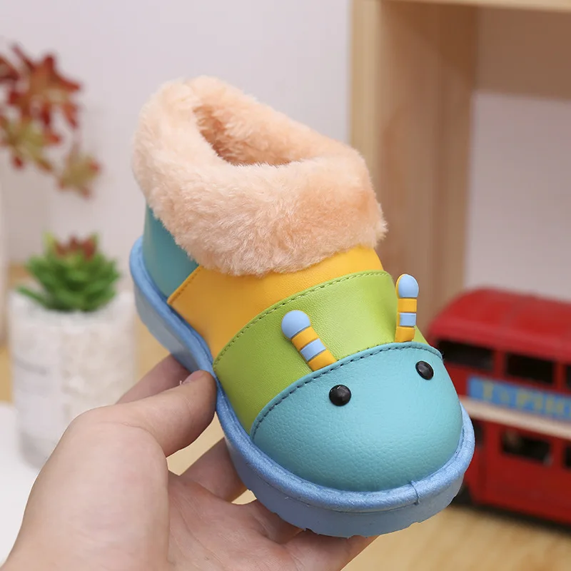 

Winter Special Offer Cartoon Cute Waterproof Anti-slip Baby Snow Boots Men And Women Children plus Velvet Warm Cotton-padded Sho