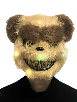 

Glowing Realistic Bear Mask For Masquerade Party Halloween Nightclub