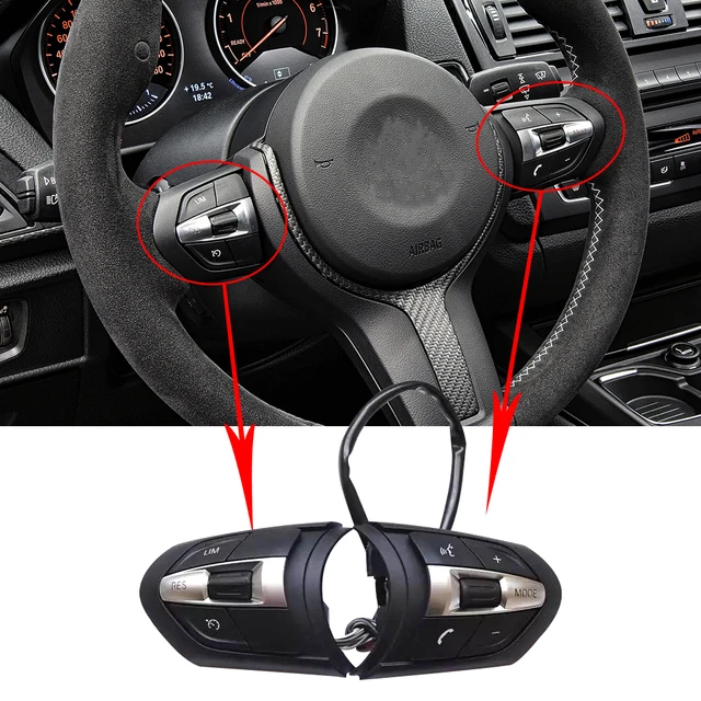 $US $250.59 Steering wheel control button switch for BMW F10 F11 F30 F32 F20 F02 F25 F26 F15 multifunction car remote cruise control speed