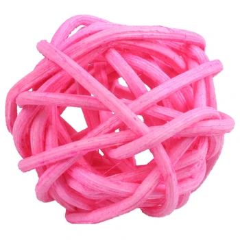 

12 pcs 3cm Rattan wicker ball for garden, Wedding, Party decoration PINK