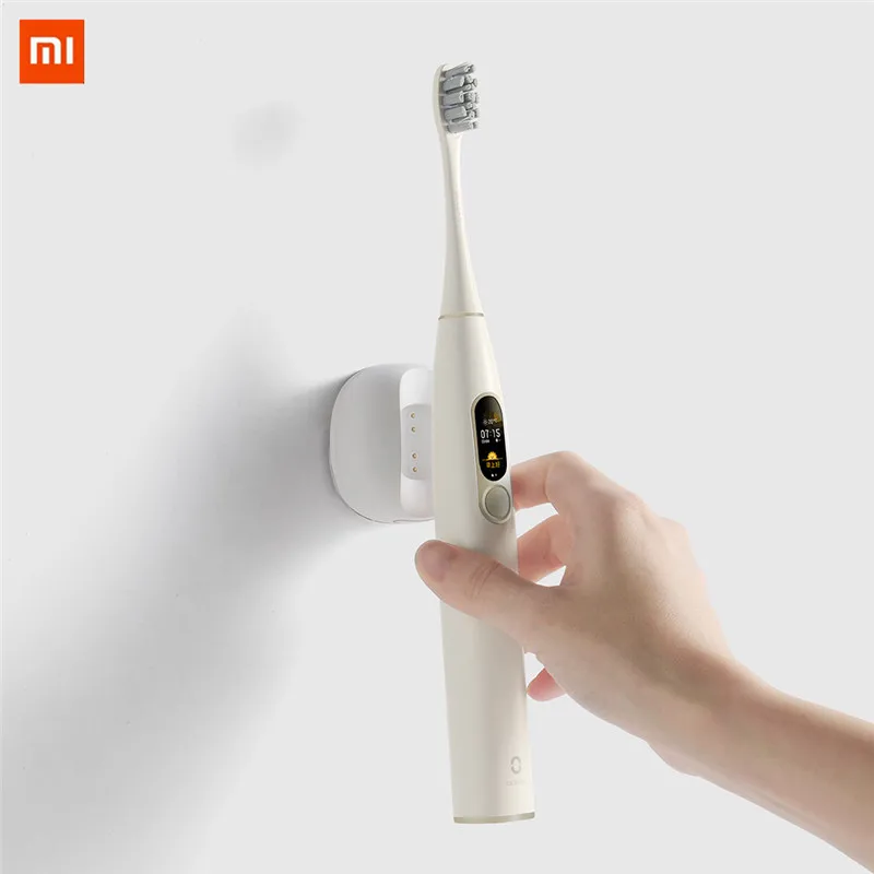 

Oclean X English Version Smart Electric Toothbrush Touch-Screen AI Protection App control With Magnetic Charging Holder