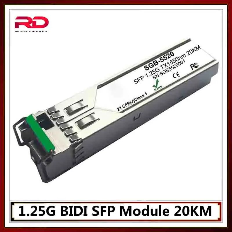 1.25G SC BiDi SFP module 1550nm /1310nm WDM switch Compatible transceiver with DDM functi 20KM | Мобильные телефоны и