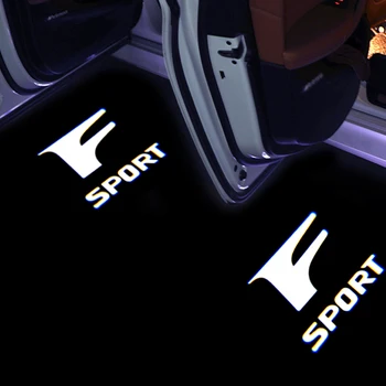 

2pcs F Sport Logo for LEXUS IS300 IS400 LX570 RX300 RX330 RX350 LX470 LX460 IS250 Lexus F Sport Car Door Light Shadow Light