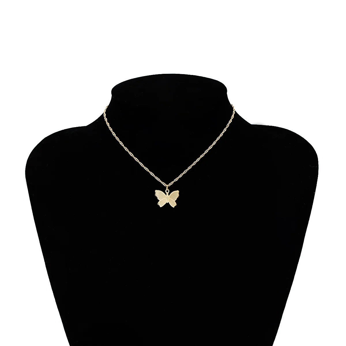Массивное ожерелье, винтажное ожерелье-чокер, подвеска, очаровательный подарок для женщин, друзей, на удачу, слон, стрекоза, Бабочка, ожерелье s