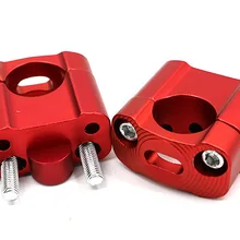 2Pcs Motorcycle 1 1/8" CNC Aluminum Handlebar Risers 28mm Off road Motorcycle Adjustable Bar Clamps For KTM EXC YZF CRF