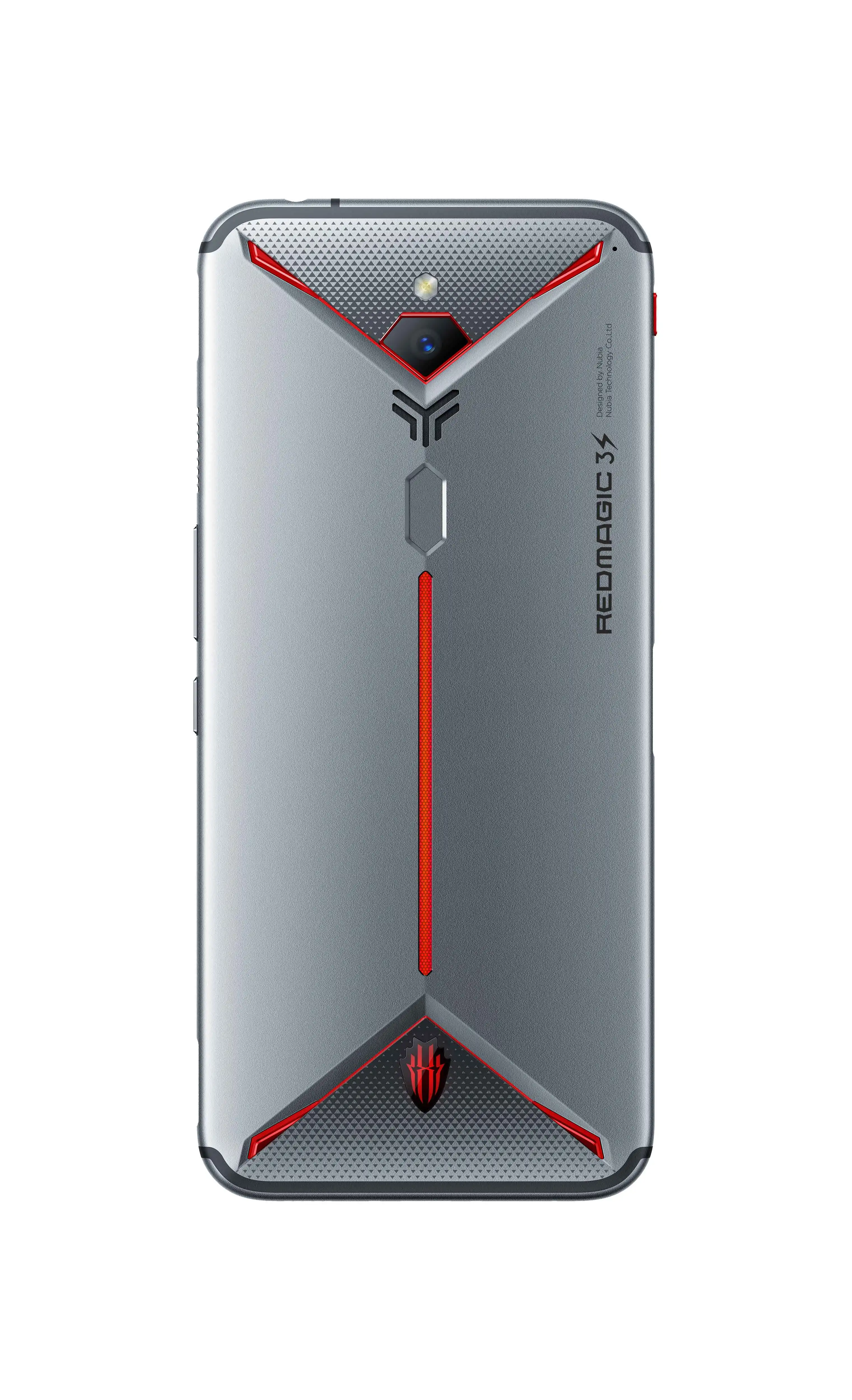 Глобальная версия оригинального zte Nubia Red Magic 3S 8G 128G 6,6" 90Hz Snapdragon 855 Plus 48MP+ 16MP 5000mAh Fastcharge игрового телефона - Цвет: Silver 8GB-128GB