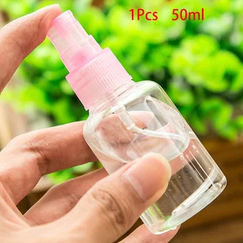 

1Pcs 50ml Transparent Travel Bottle Perfume Bottle Plastic PET Cosmetic Perfume Atomizer Watering Can Portable Bottles