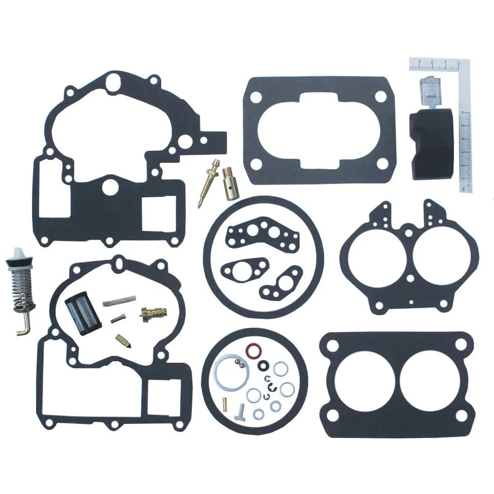 Barril com Flutuador de Alta Kit de Reconstrução do Carburador para Mercruiser Marinho Qualidade Prático Ideal 3302-804844002 2 11 Juntas de admissão