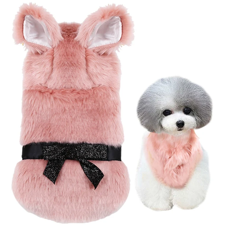 

Princess Dog Coat Wool Coat Jacket Warm Dog Clothes WinterDog Clothing For Small Big Dogs Chihuahua Pug French Bulldog Roupa Cac