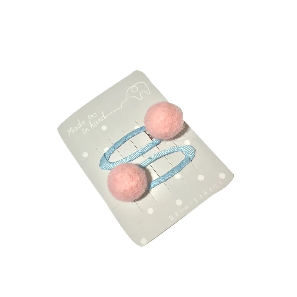 2Pcs Kids Infant Hairpin Baby Girl Hair Clips Girls Candy Colors Princess Hair Clip Set Infantil Girl Headwear Baby 