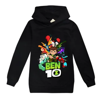 

Ben Shirt for Girls Cotton Boy Hooded Tennage Kids Clothes Boys 8 10 12 Fall Clothes for Kids Little Children O-neck Tops tshirt